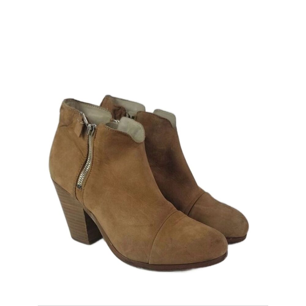 Rag & Bone Neutrals Suede Women's Ankle Boots
